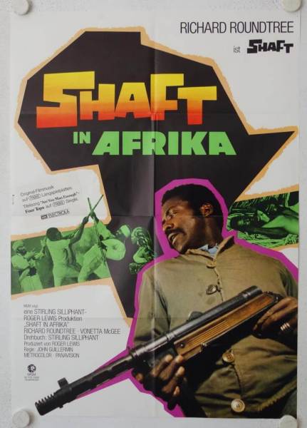 Shaft in Africa original release german movie poster